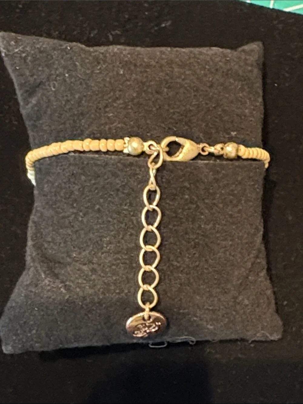 Plunder Beaded Stretch Bracelet with Light Seafoam Center Beads